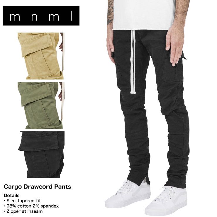 cargo drawcord pants