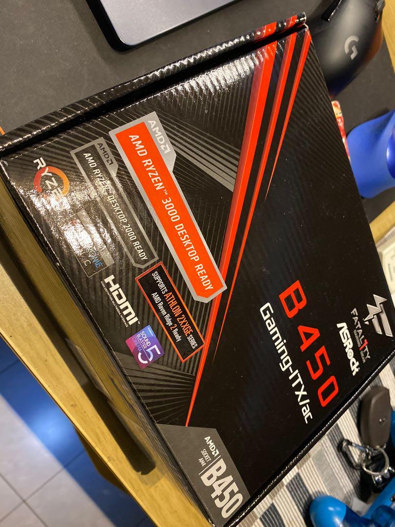 Asrock Fatal1ty B450 Gaming Itx Motherboard Electronics Computer Parts Accessories On Carousell