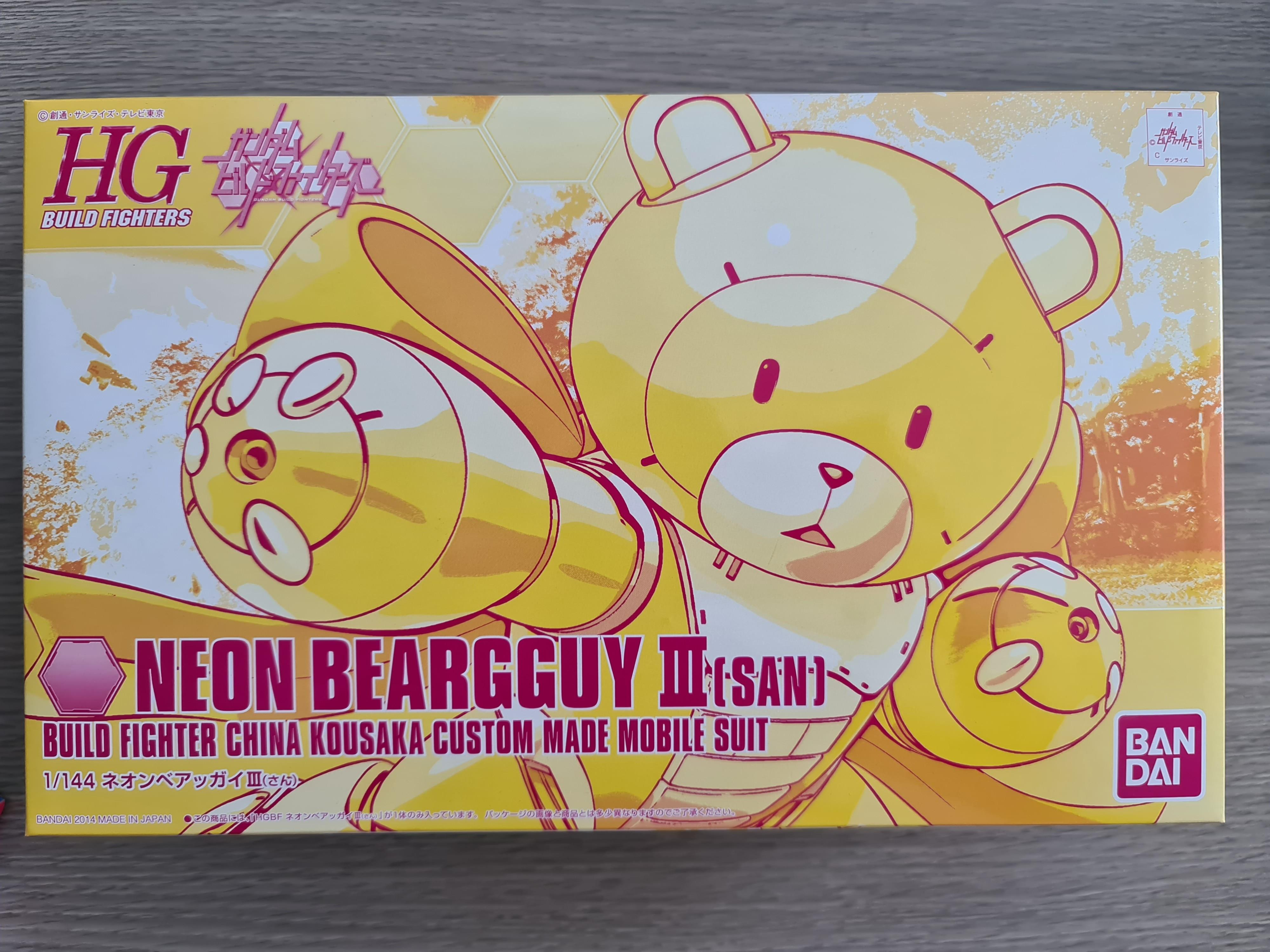 Neon Bearguy 3 San From Gundam Build Fighters Toys Games Bricks Figurines On Carousell