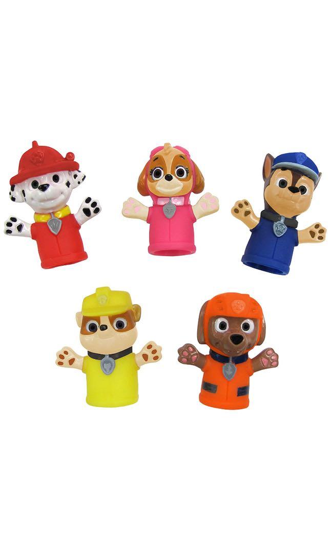 Paw patrol bath finger puppets deals