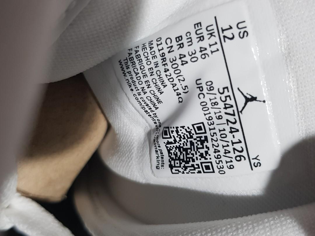 Nike Air Jordan 1 Mid Triple White Basketball Sneakers Size 12 BNDS