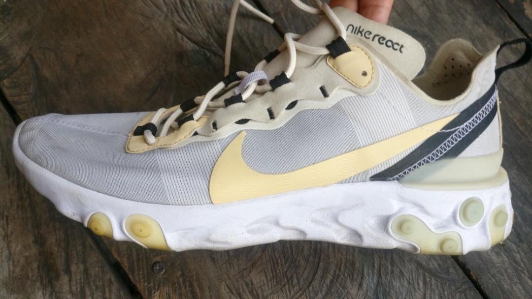 nike react element 55 soft yellow