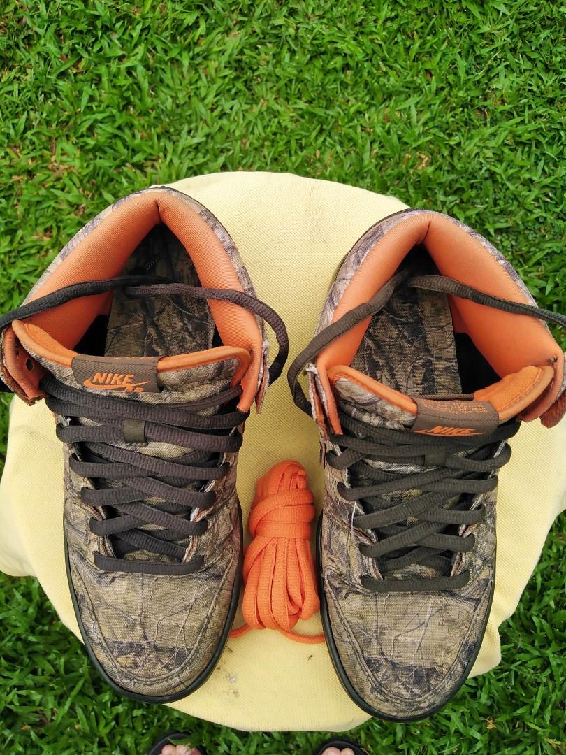 Nike camo store sb dunks realtree