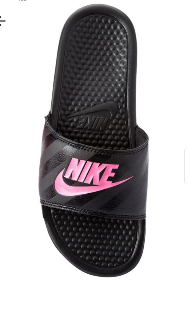 nike womens slides black