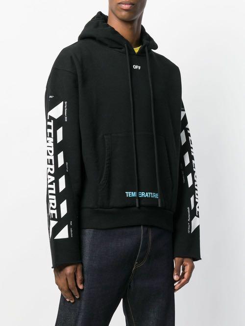 Hoodie off white temperature shop