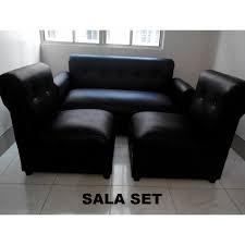 black sofa