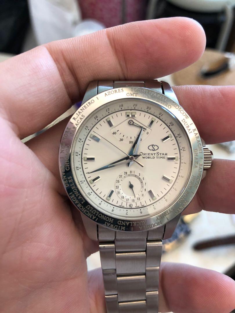 Orient star world time automatic watch
