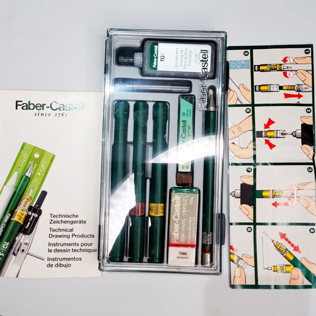 Faber castell technical drawing set clearance
