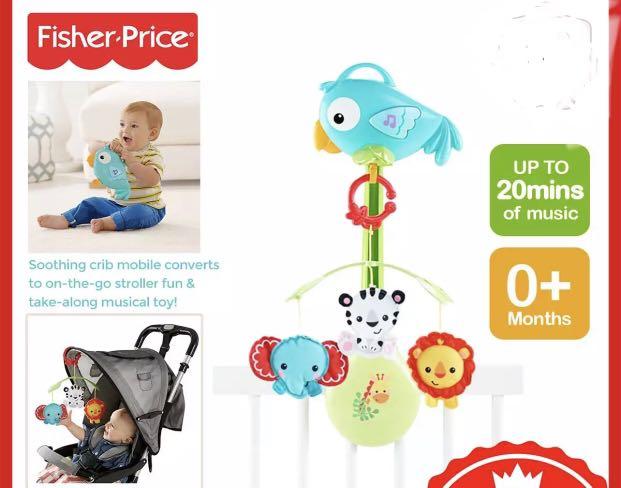 fisher price rainforest friends 3 in 1 musical mobile