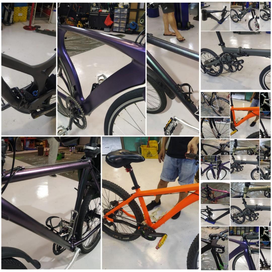 Restore Your Old Bike Frame With New Peelable Paint From Usa