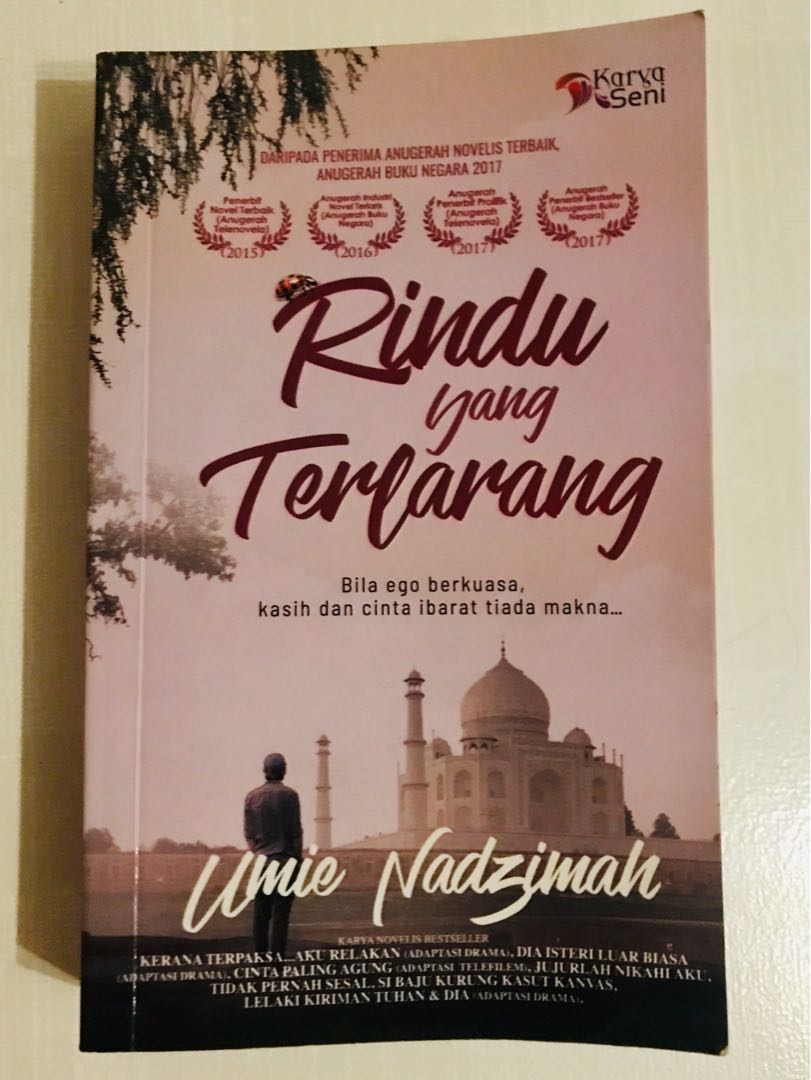 Rindu Yang Terlarang Umie Nadzifah Books Stationery Books On Carousell