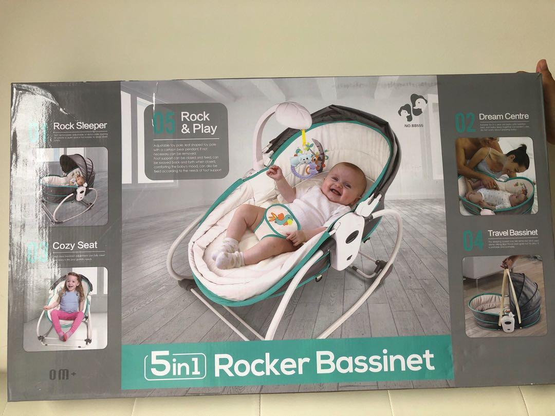 5 in 1 rocker bassinet