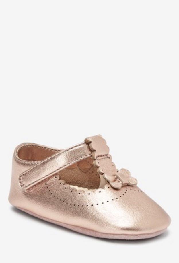 baby rose gold shoes