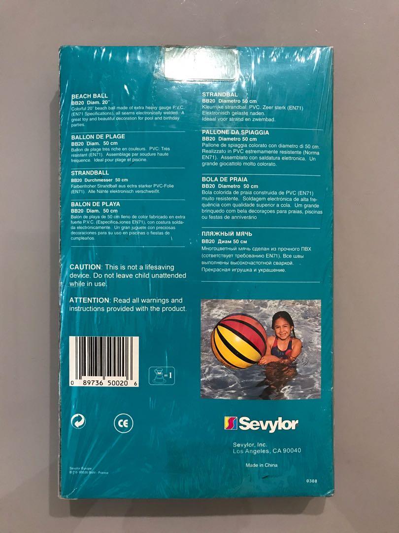 Sevylor colourful Beach Ball 20”, Hobbies & Toys, Toys & Games on Carousell