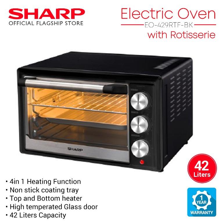 Sharp 42 Liters Electric Oven w/ Rotisserie Convection Baking Toasting