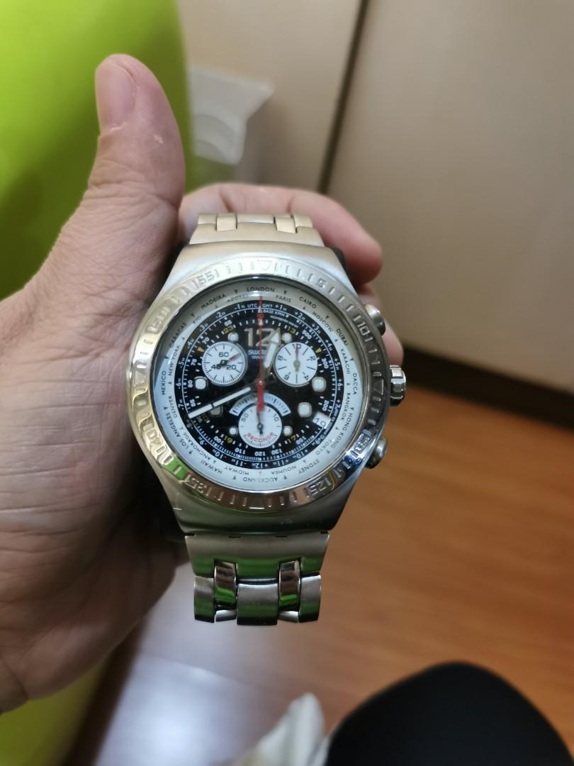 swatch get fly black