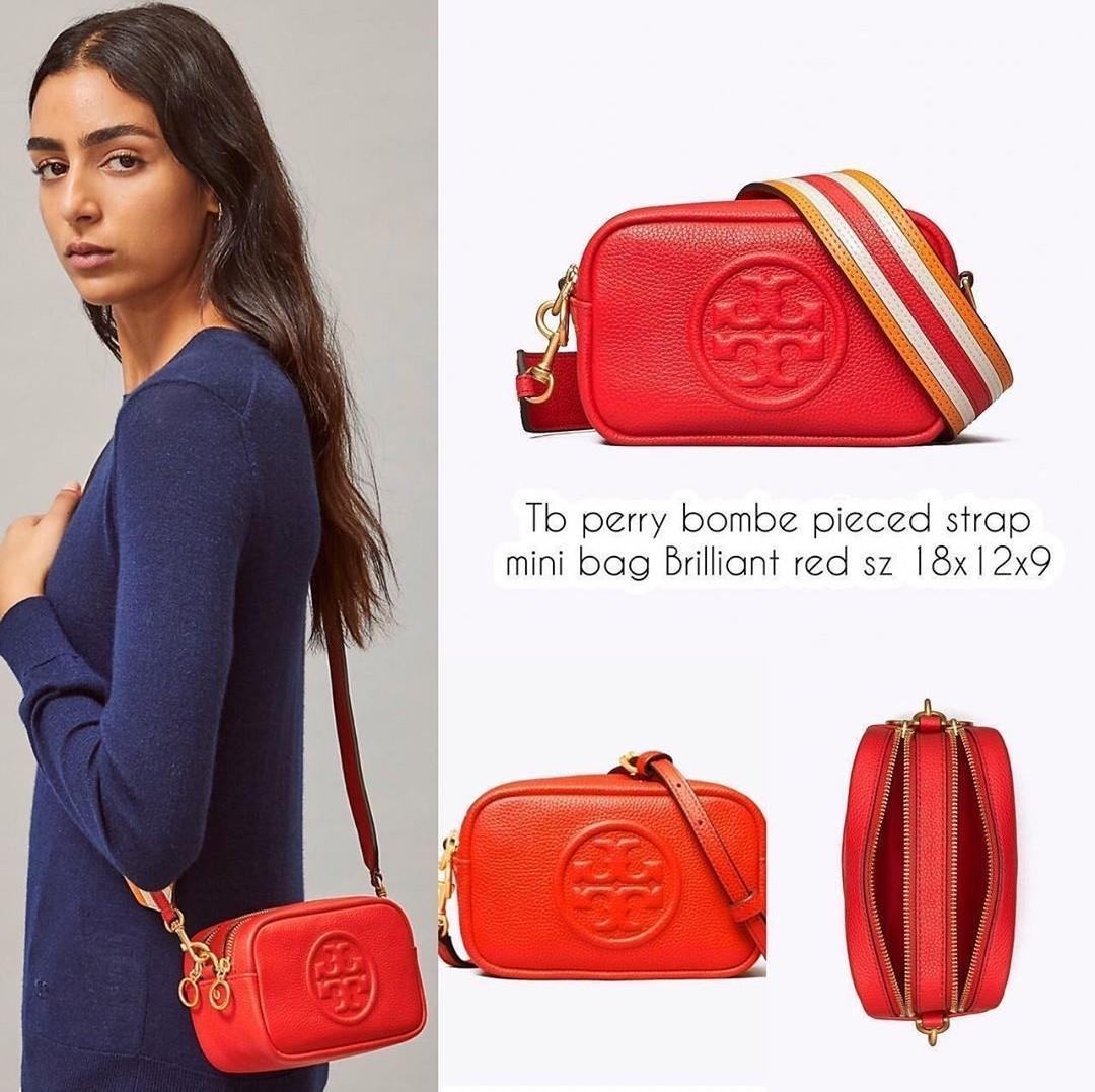 Perry bombe pieced strap mini bag store