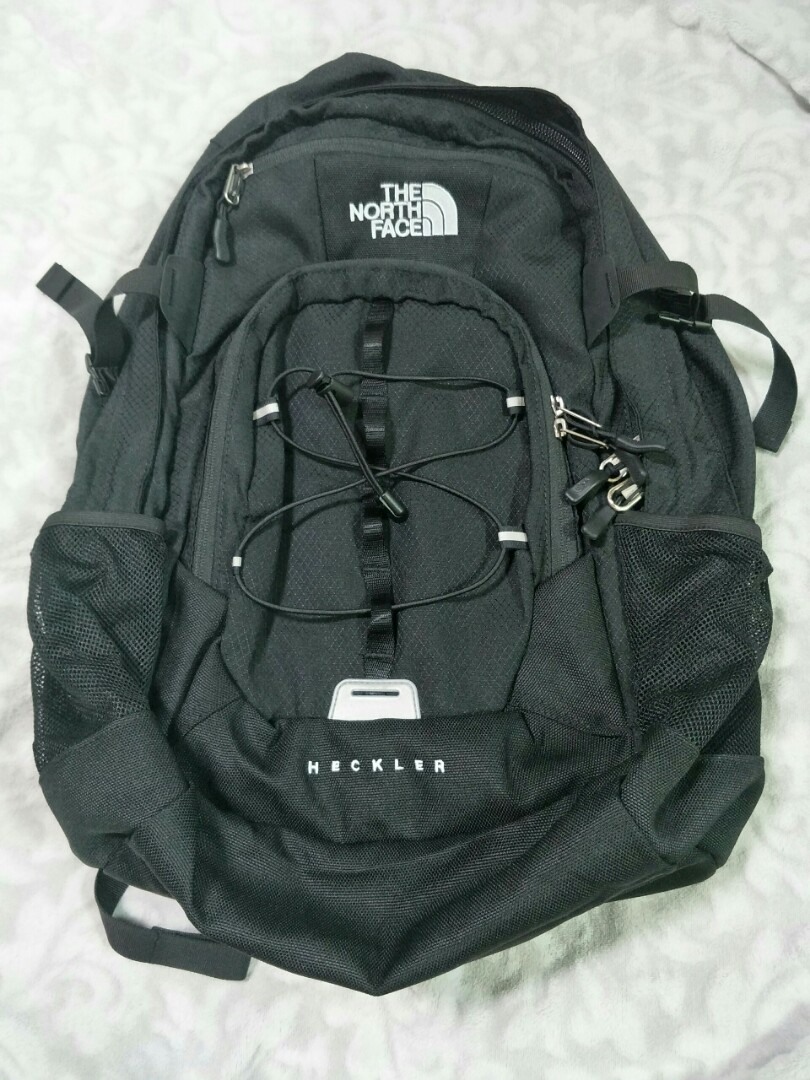 north face heckler backpack black
