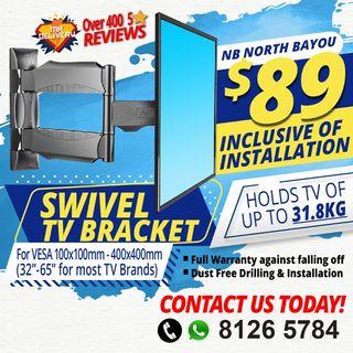 TV Swivel Bracket w/Installation