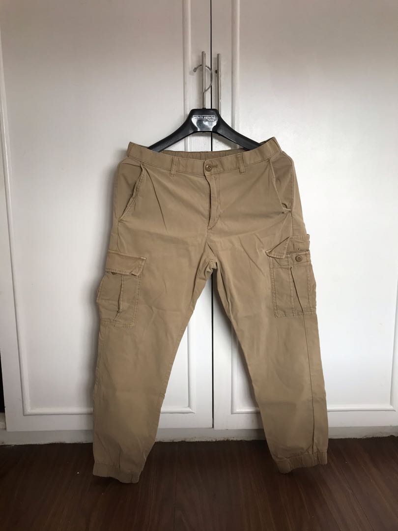 beige cargo jeans