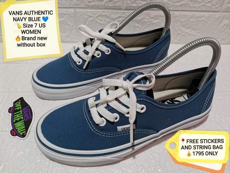 vans authentic navy womens