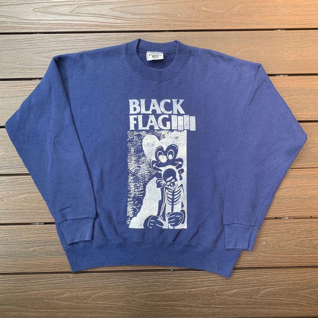 Vintage Black Flag Raymond Pettibon Mickey Sweatshirt, Men's