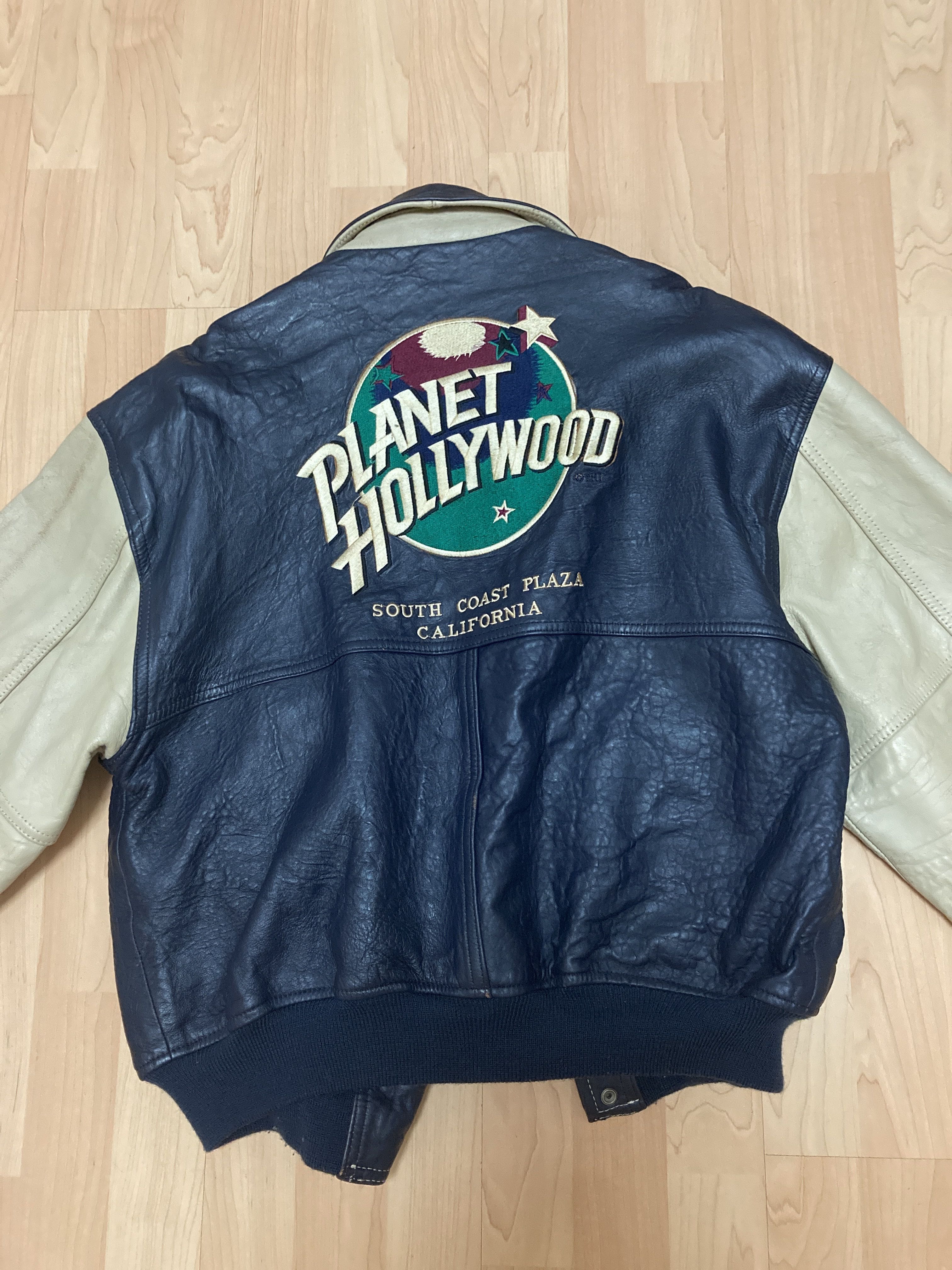Clearance Vintage Planet Hollywood Leather Jacket