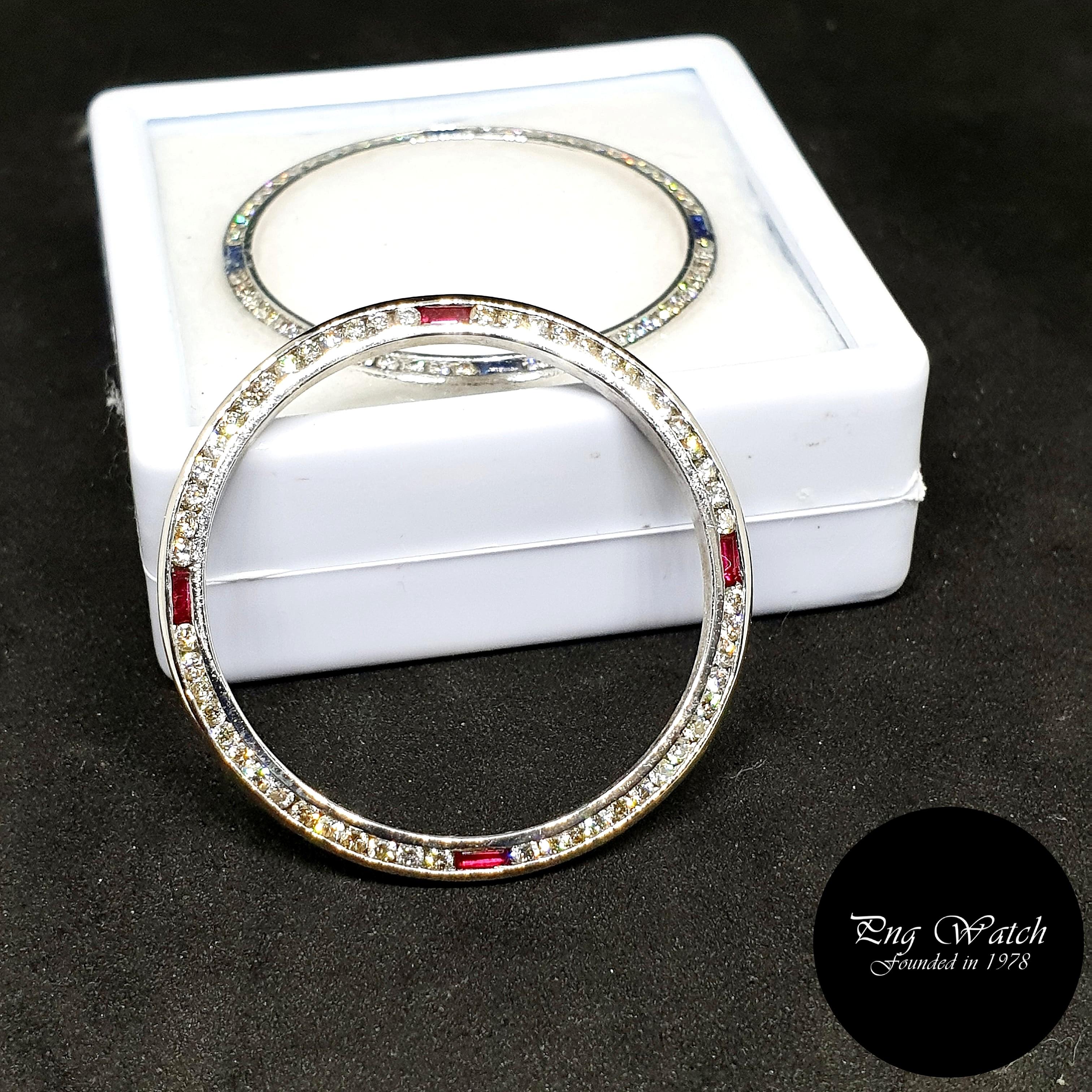 34mm diamond bezel