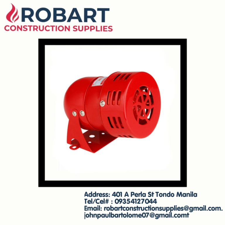 Wixim Motor Siren Ms 190 Commercial Industrial Construction Tools Equipment On Carousell