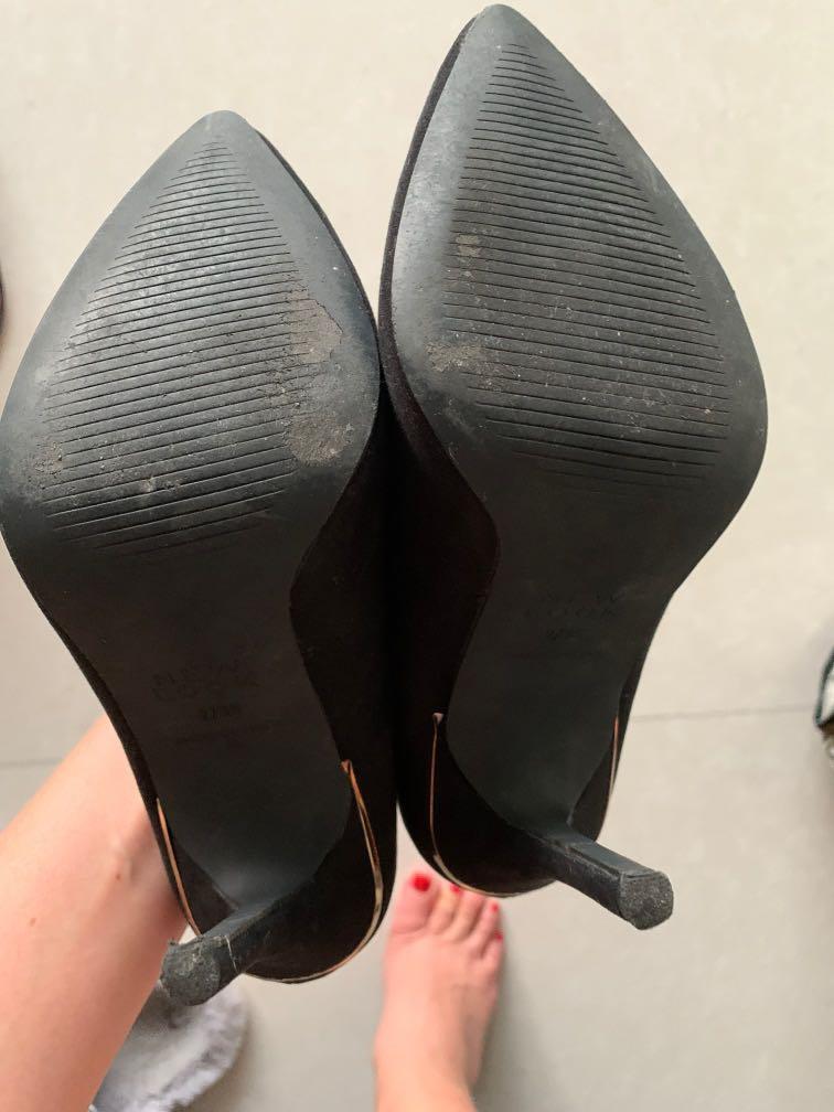 Women s black heels New Look UK Brand size 2 35 Women s Fashion