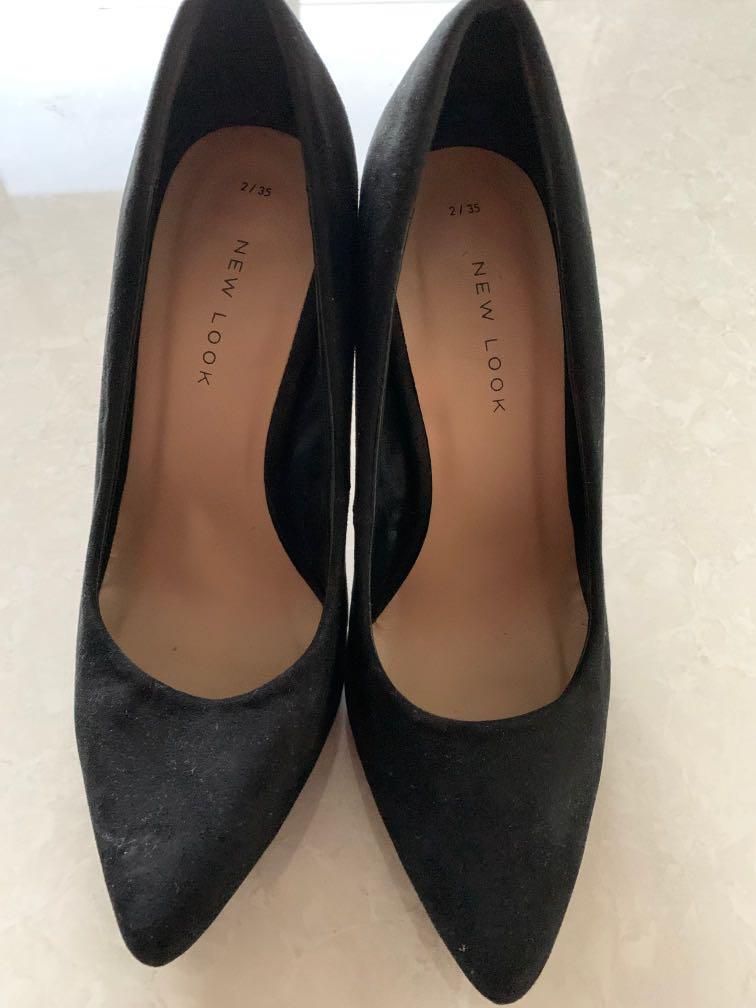 womens black heels uk