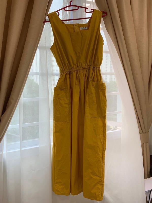 Gold romper jumpsuit clearance