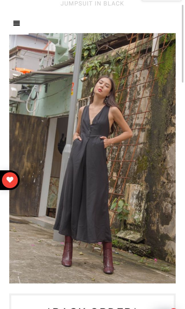 YHF Crossroads Jumpsuit in Black Women s Fashion Dresses Sets