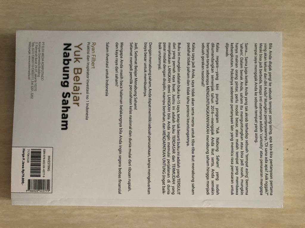 Yuk Belajar Nabung Saham By Ryan Filbert Wijaya S Sn Me Buku Alat Tulis Buku Di Carousell