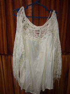 Zara Basic Fringe top