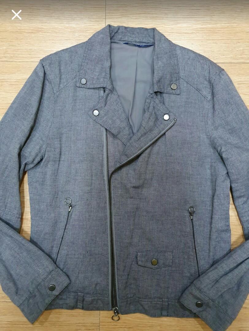 zara man linen jacket