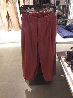 popper trousers zara