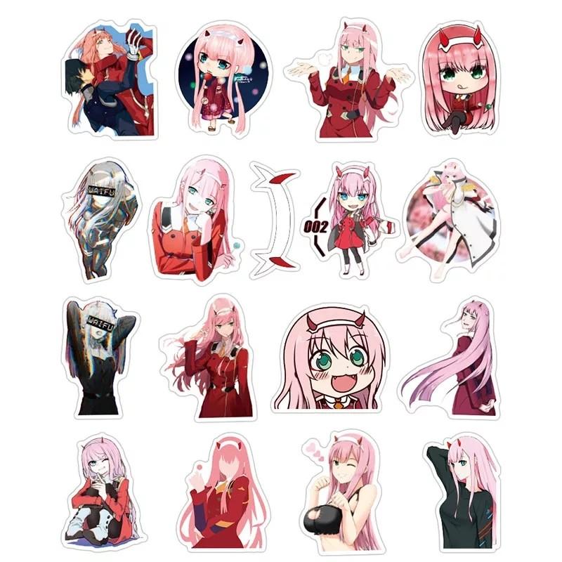 Zero Two Decals (Category: Other Mobile & Gadget Accessories) located in Singapore. Submitted by dopeondopamine (Listing ID 1014834323, Image 2). Description: $0.80 per decal 3 for $1.90 5 for $2.40 Dm for design #zerotwo #waifu #otaku #weeb #ditf #darlinginthefranxx #hiro #squad13 #yeezy #hypebeast.