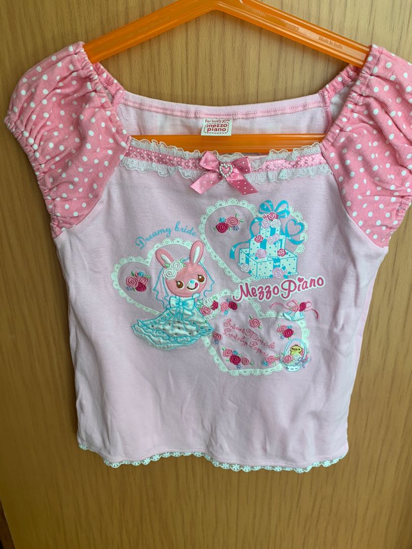1cm Mezzo Piano Girl S Tshirt Babies Kids Babies Kids Fashion On Carousell