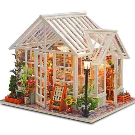 diy miniature flower house