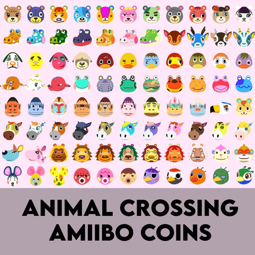 Animal Crossing Amiibo Coins Games Puzzles Toys Games Brainchild