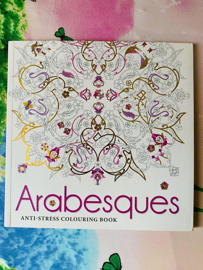 Download Arabesque Coloring Book For Adults Hobbies Toys Books Magazines Fiction Non Fiction On Carousell