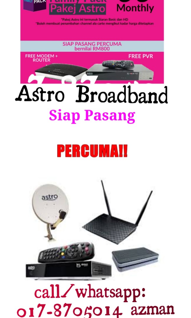 Astro Unlimited Broadband Services Others On Carousell