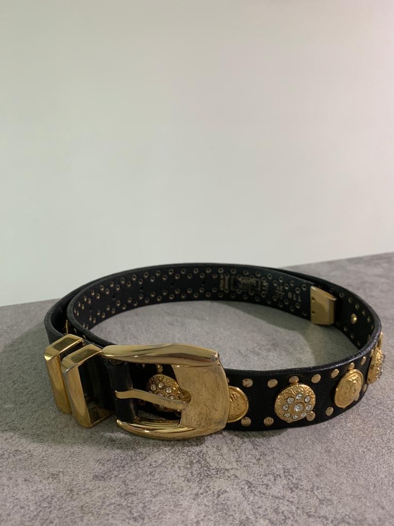 Vintage versace clearance belt womens