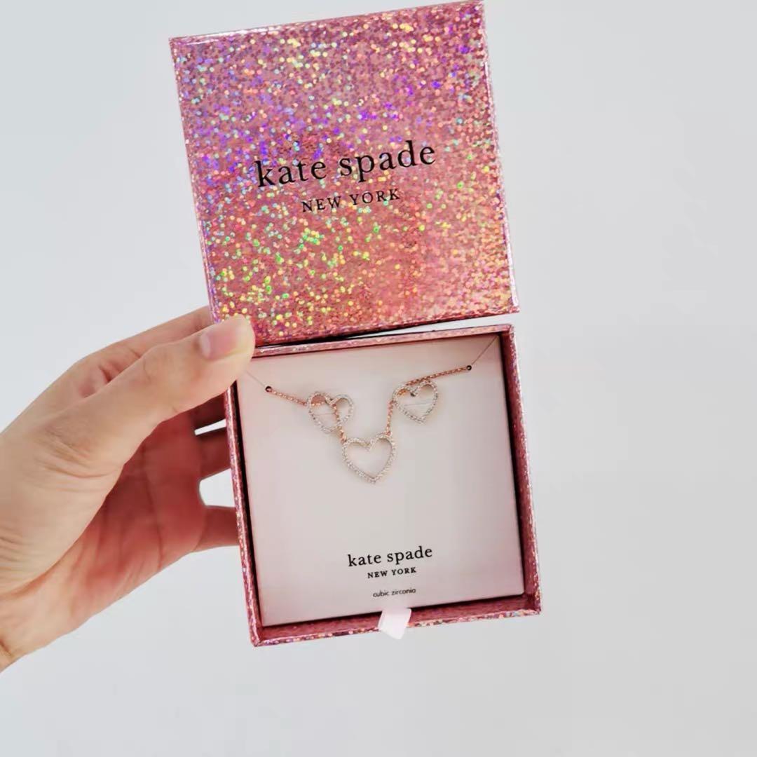 Authentic Kate Spade Necklace set gift box, Luxury, Bags & Wallets on  Carousell
