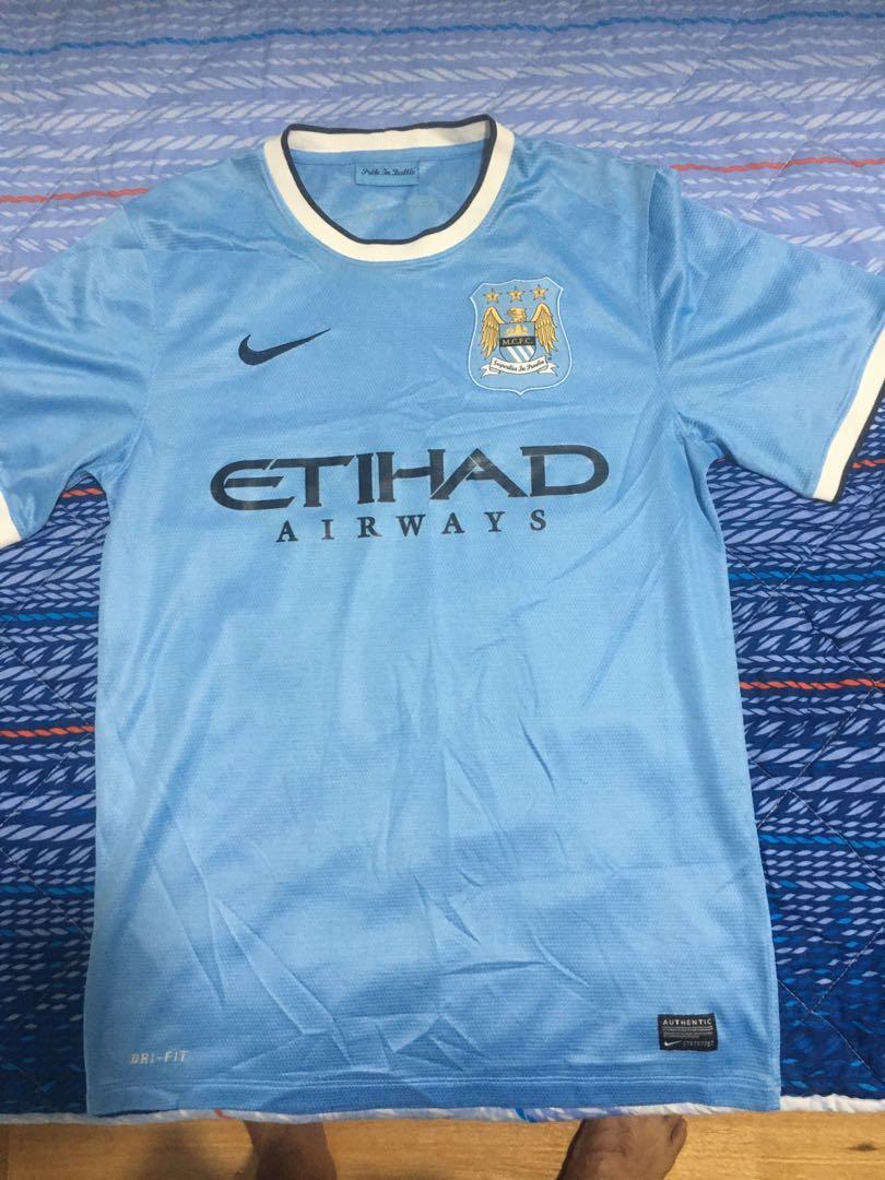 Authentic Man City Nike Jersey Sports Sports Apparel On Carousell