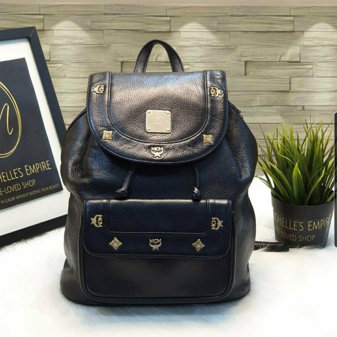 Authentic MCM Backpack, Luxury, Bags & Wallets on Carousell