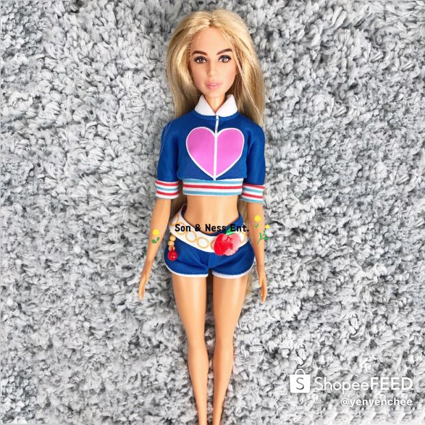barbie doll crop top