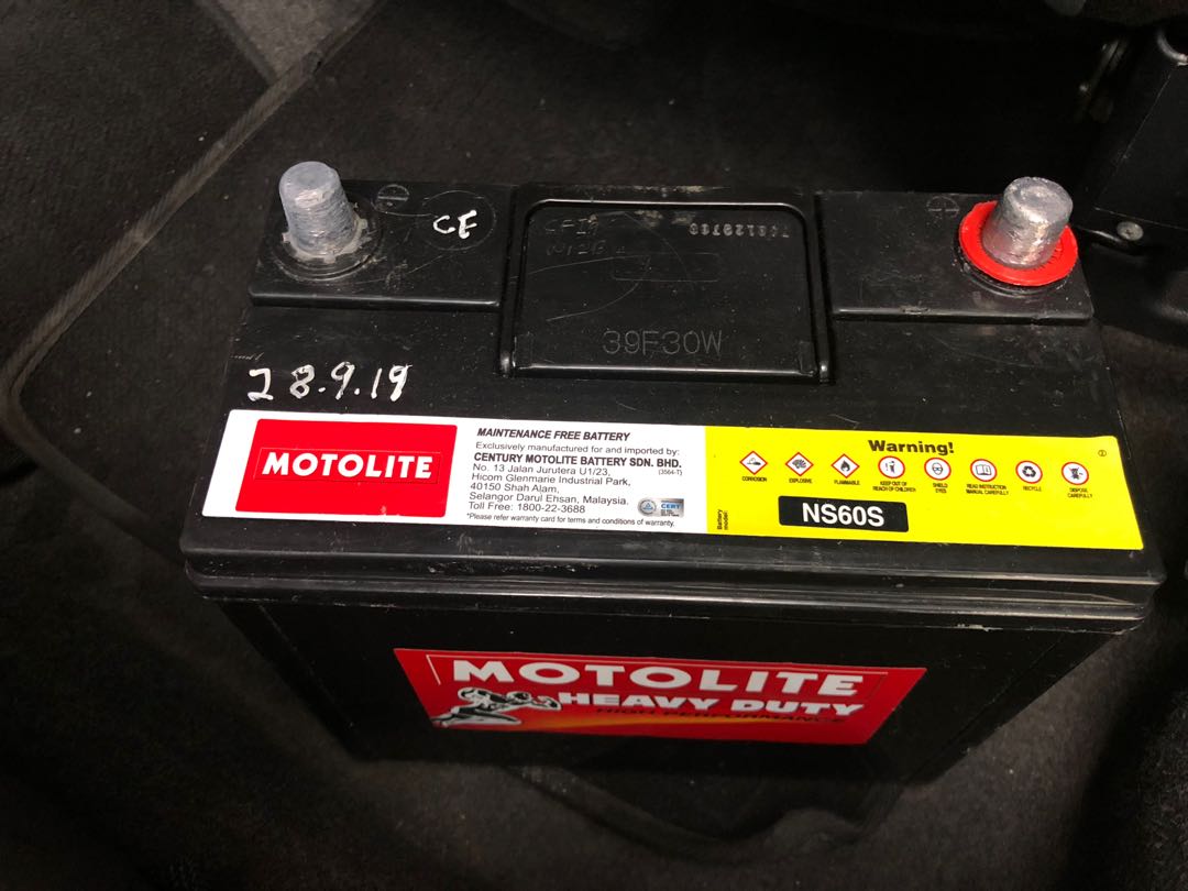 Bateri Ns60 Saga Flx Motolite Auto Accessories On Carousell