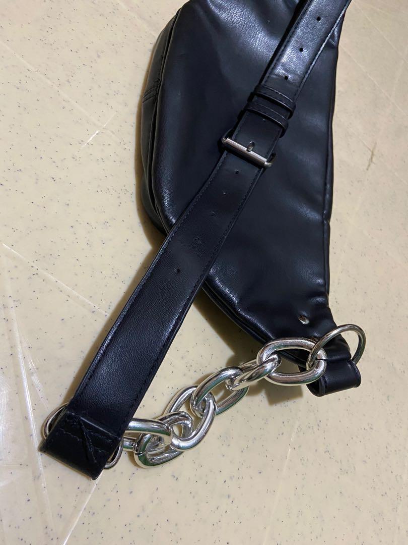 Bershka fanny pack with chain new arrivals